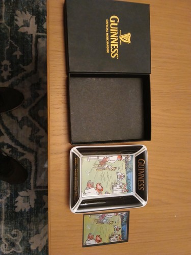 Rare guinness bateman pin tray - rare,