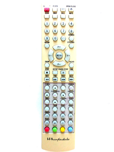 Wharfedale dvd combi remote - tv/dvd,