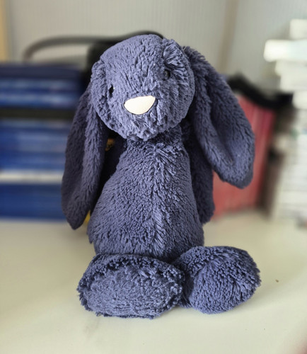 Jellycat bashful navy bunny - navy,