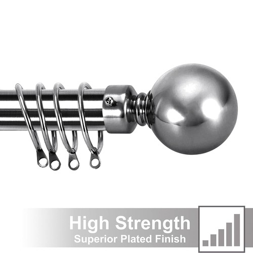 Metal extendable curtain pole - metal,