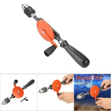3/8 Portable Hand Crank Drill Mini Manual Drill With Double Pinions For Wood
