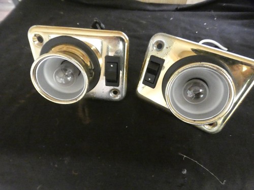 Pair brass caravan - pair,