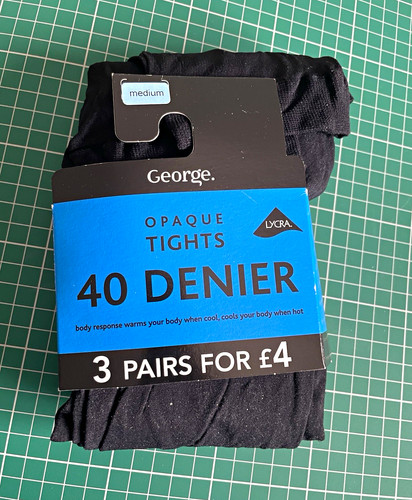 George denier opaque - 40,