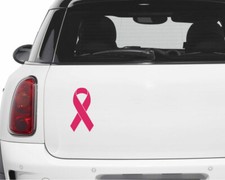 Set of 6 Breast Cancer Awareness Ribbon Decal Awareness Ribbon Vinyl Sticker