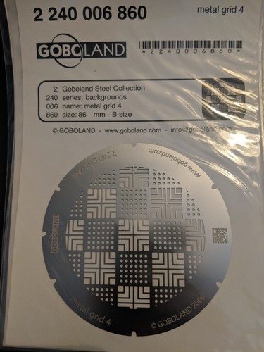 Gobo steel metal grid - grid, 4