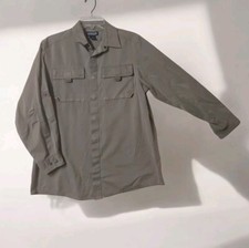 LANDS END Womens L 14 16 Snap