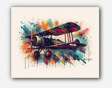 Vintage airplane WWI Royal