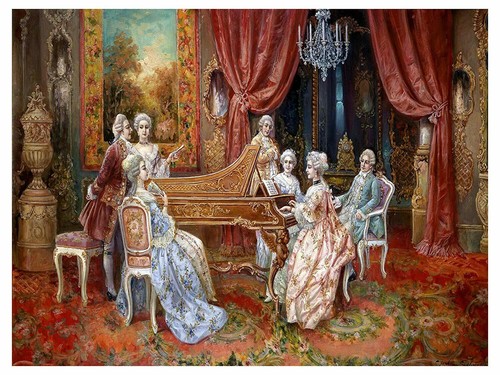 Piano music people girls - piano,