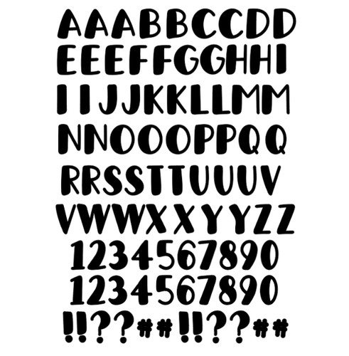 Alphabet vinyl decal stickers - alphabet,