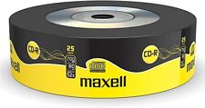 Maxell CD-R Recordable 25 Pack Shrink-Wrap 52x Blank Discs 700MB 80mins