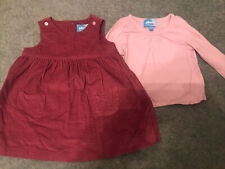 Girls Dress & T-shirt Outfit Age 3-6 Months