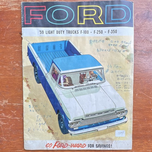 1959 ford light duty truck - light,