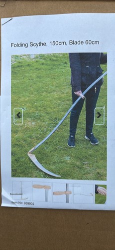 Scythe 150cm with - 60cm, blade