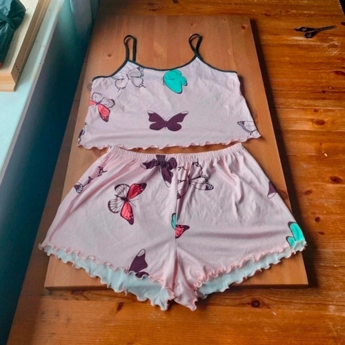 Women pink butterfly print - women’s,