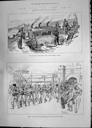 Antique print 1885 - antique, field