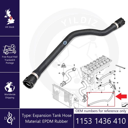 Expansion tank hose - bmw, 3