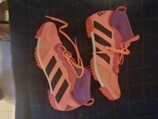 Adidas The Gravel Cycling Shoes UK 8 Orange and Purple 