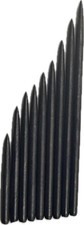 Taurus Darts Black Plain Dart