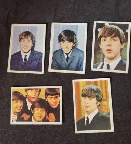 The beatles colourised cards - the,