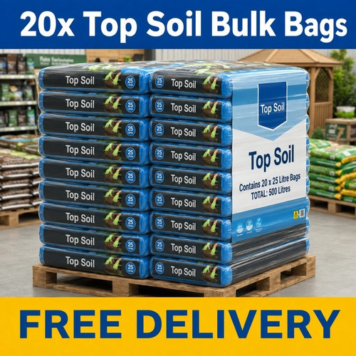 500l top soil bulk - 500l, (20