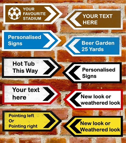 Metal personalised road - metal,