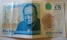 £5 Note AK33