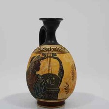 Small Greek Clay Pitcher - Made in Greece - Copy of Classic 500 BC