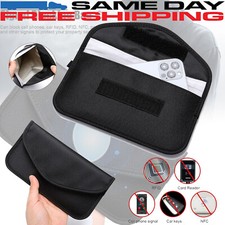 Faraday Bag RFID Signal Blocking Shielding Pouch Cell Phone Wallet Case Black