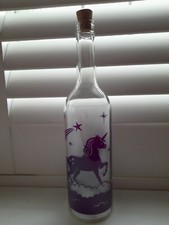 Purple & White Unicorn LED