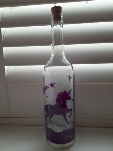 Purple white unicorn - unicorn, led