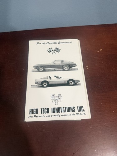 Corvette performance brochure - corvette,