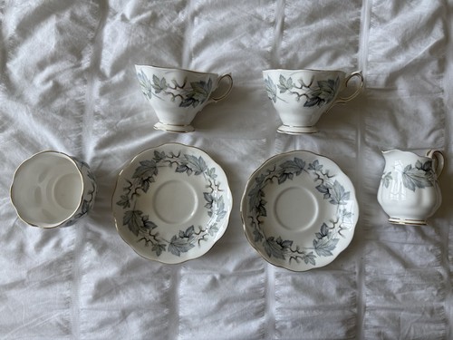 Royal albert silver maple - silver, bone