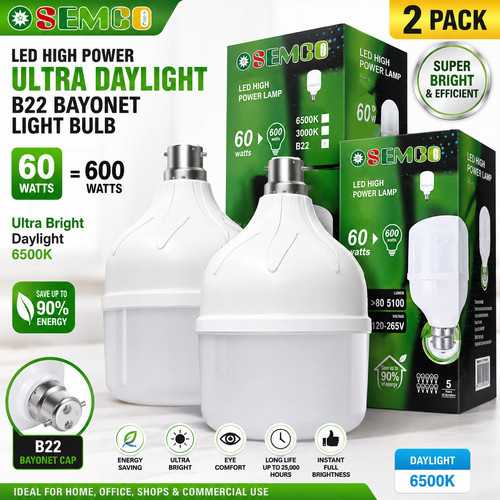 60w watts led - 2x, power