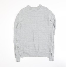 Nigel Hall Mens Grey Cotton
