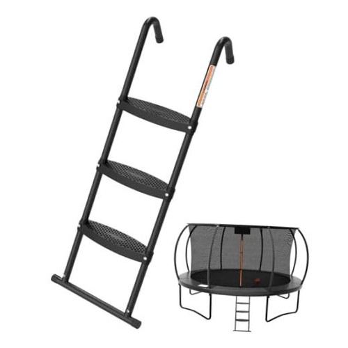 Trampoline ladder step - step, with