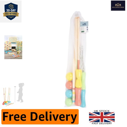 Wooden croquet set fsc - croquet, set,