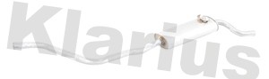 Klarius vw193c rear exhaust - vw193c,
