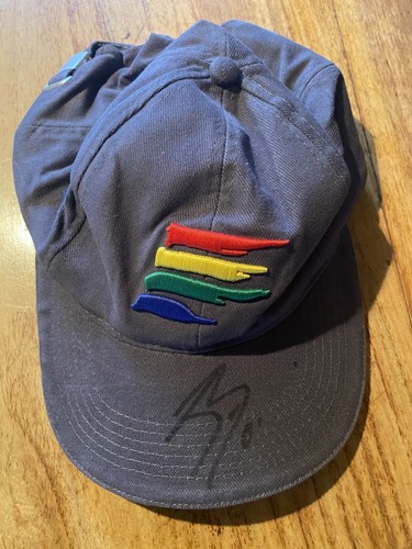 2001 benetton cap signed by - benetton,