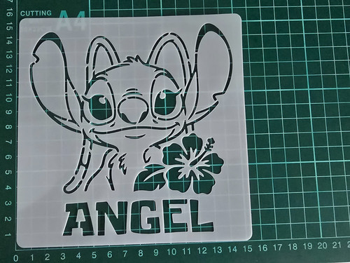 Reusable flexible stencil - reusable,