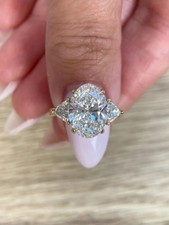 5.00 Carat Oval Shape F VVS2