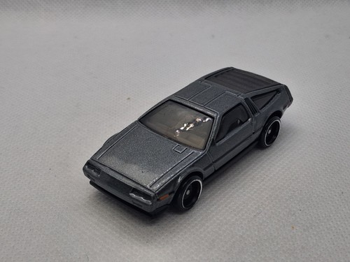 Hot wheels dmc delorean grey - wheels, -grey