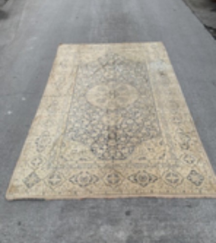 Antique oriental turkish - rug,