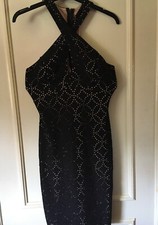 Just Fab black peephole fitted