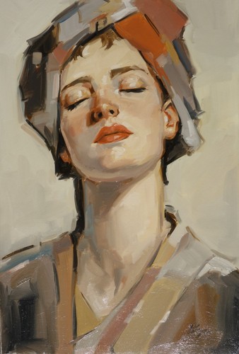 Original art oil painting - -,