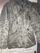 Alpha Industries Parka N-3B Extreme Cold Weather Parka Size Small Karki/olive 