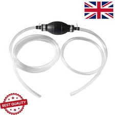 Hand Siphon Pump Petrol Diesel Water Oil Liquid Fuel Transfer Easy Use Pump UK