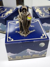 The Grim Reaper 3023 Myth & Magic Tudor Mint - Pewter with Plinth