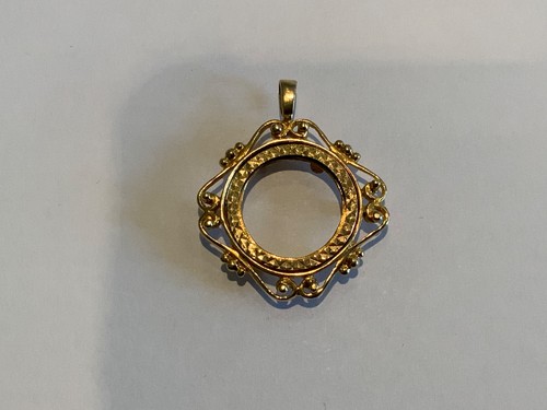 9ct gold half - 9ct,