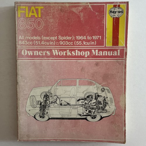 Haynes fiat 850 sedan coupe - haynes,