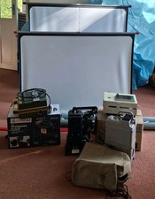 Vintage Job Lot Projector & Screens x2 Dekko, Spectro, Silma, Paximat, Kewmode, 